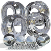 19.5x6.75 Alcoa 8x275mm Dura-Bright Wheel Set (33mm)